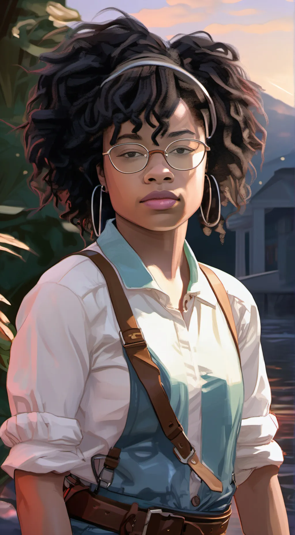 ai character: Zenzele  background