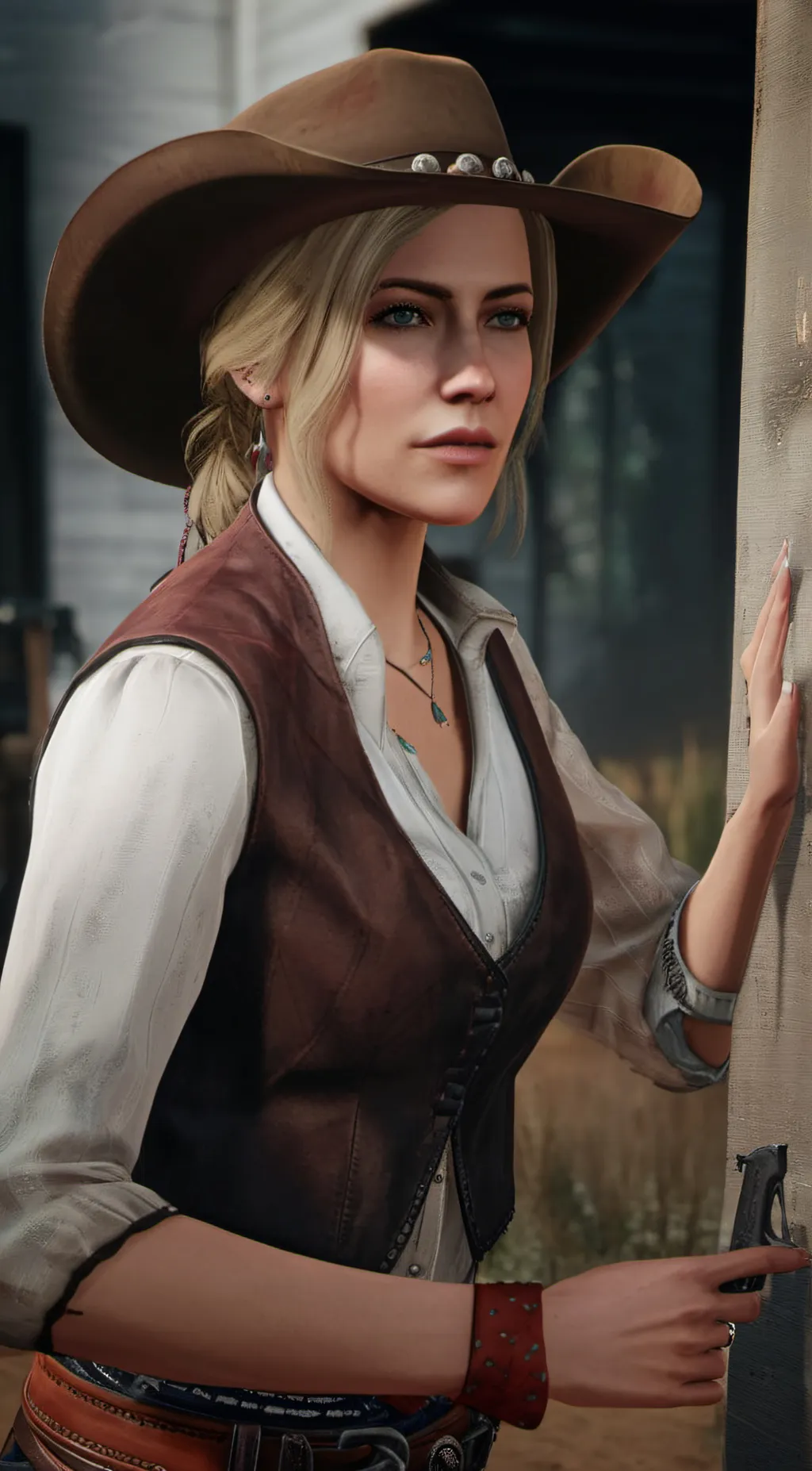 ai character: Sadie Adler background