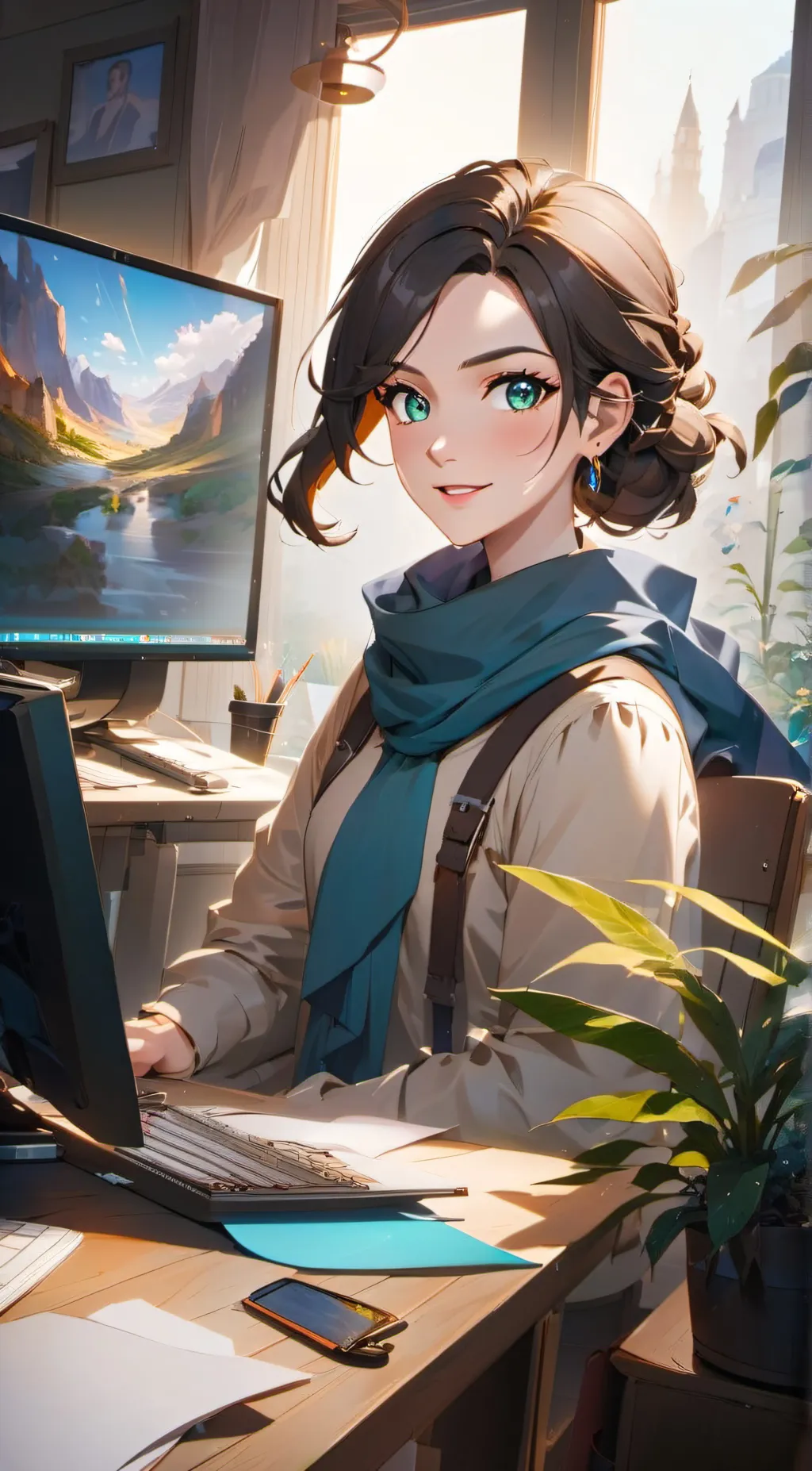 ai character: Lilli background