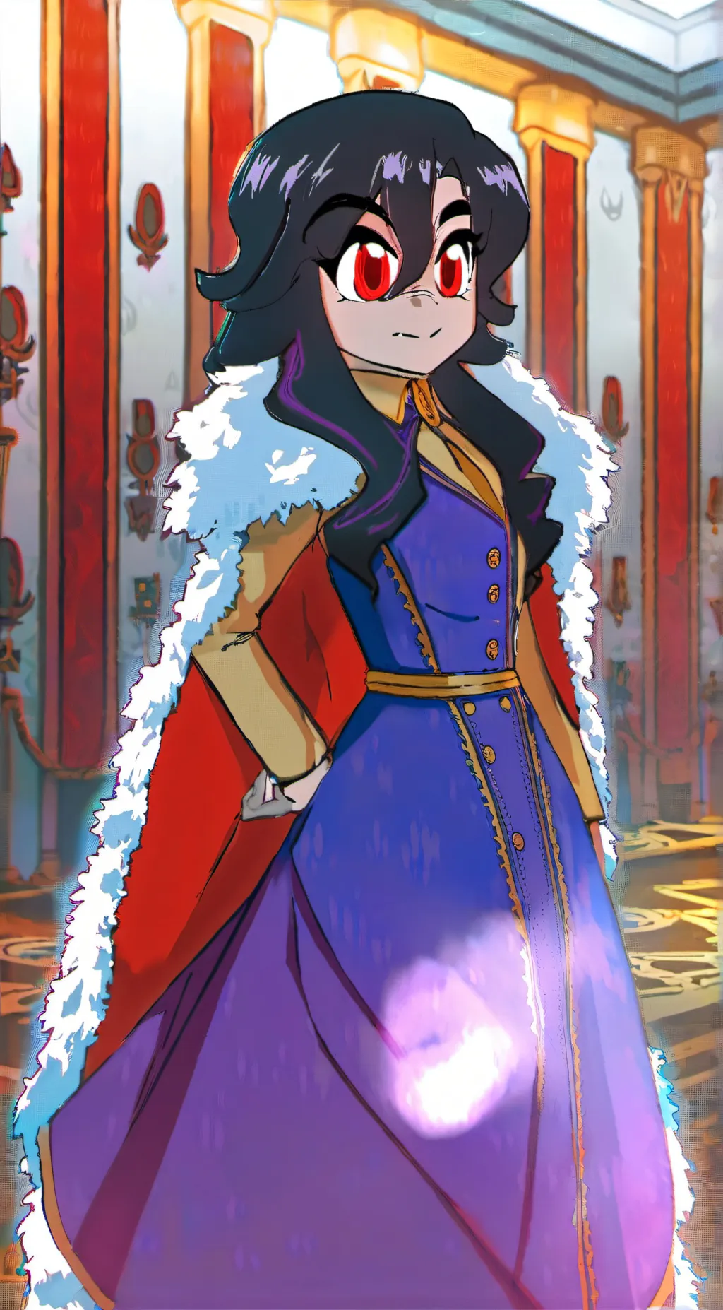 ai character: Ashley  star  background