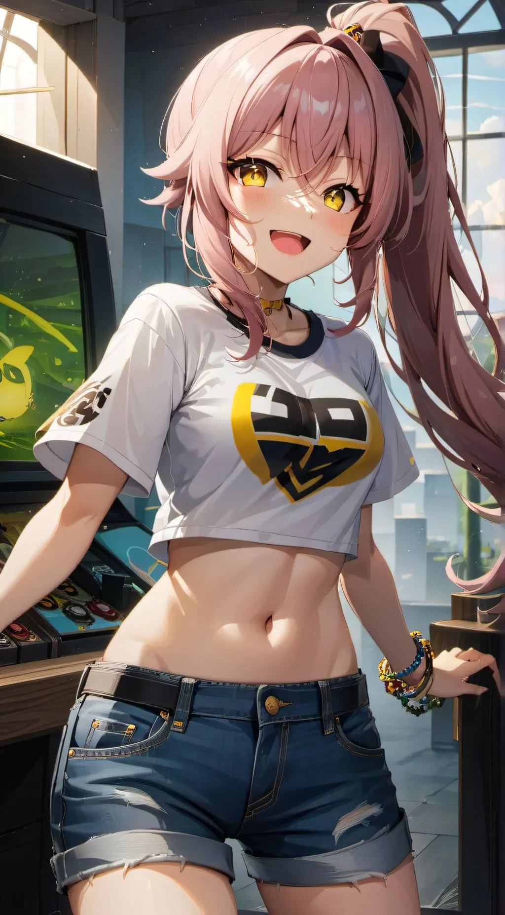 ai character: Sunshine background