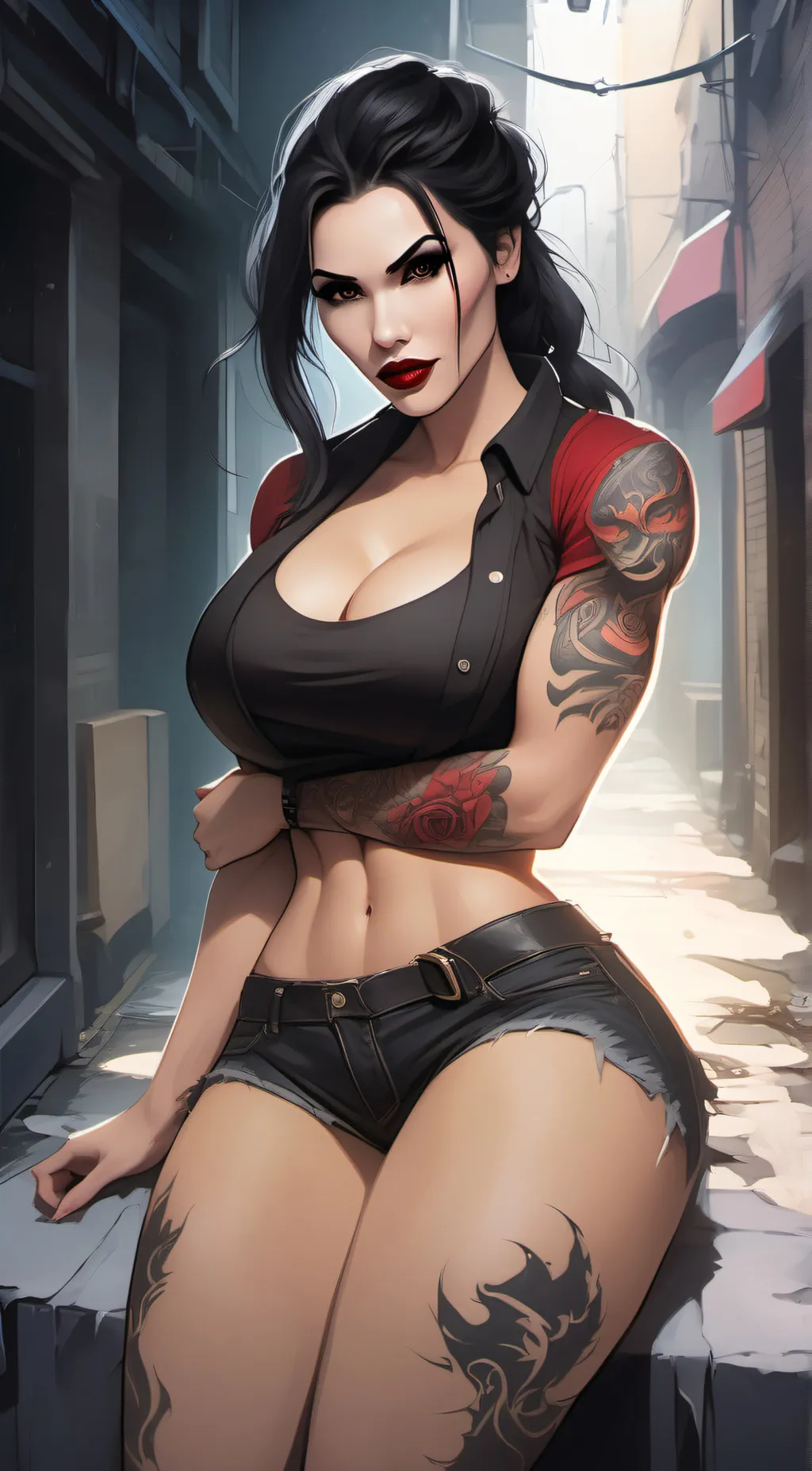 ai character: Scarlett background