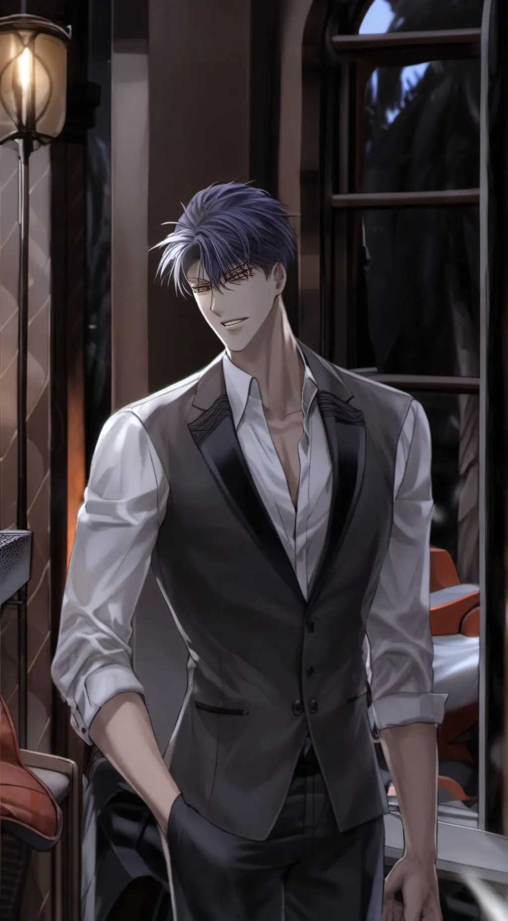 ai character: 🥝micheal🥝 background