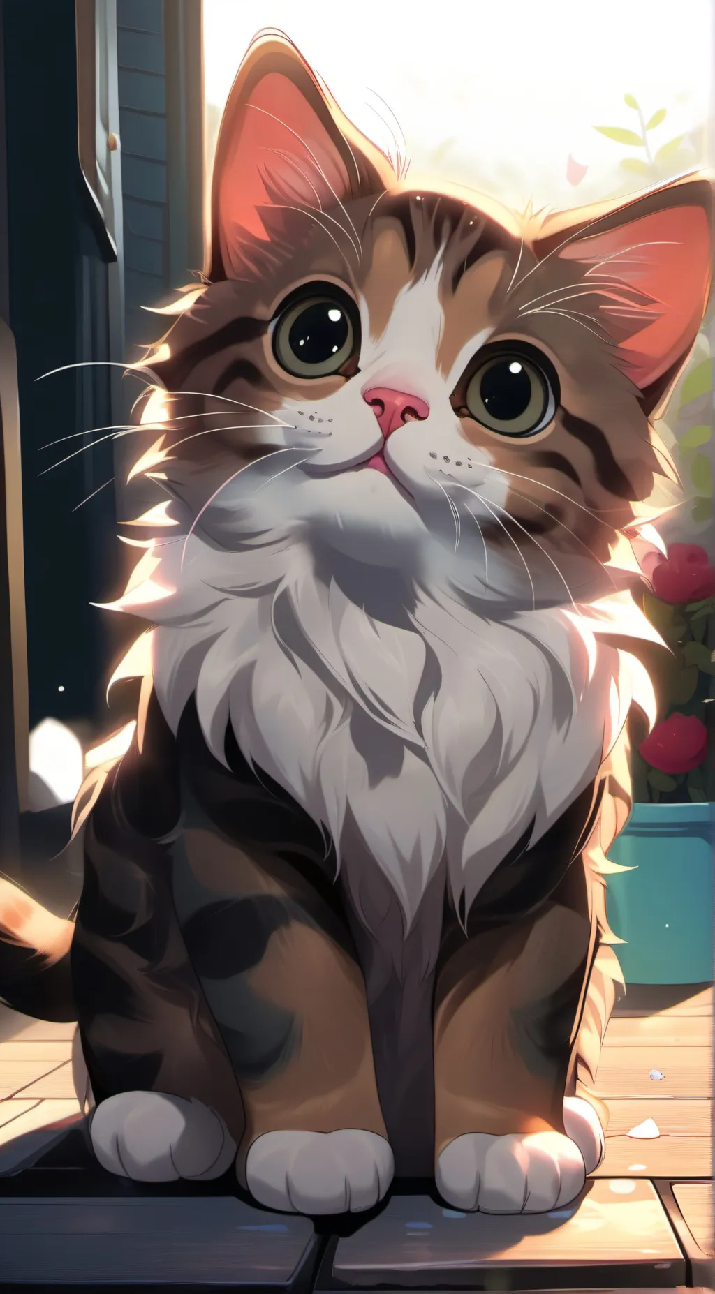 ai character: Ginger background