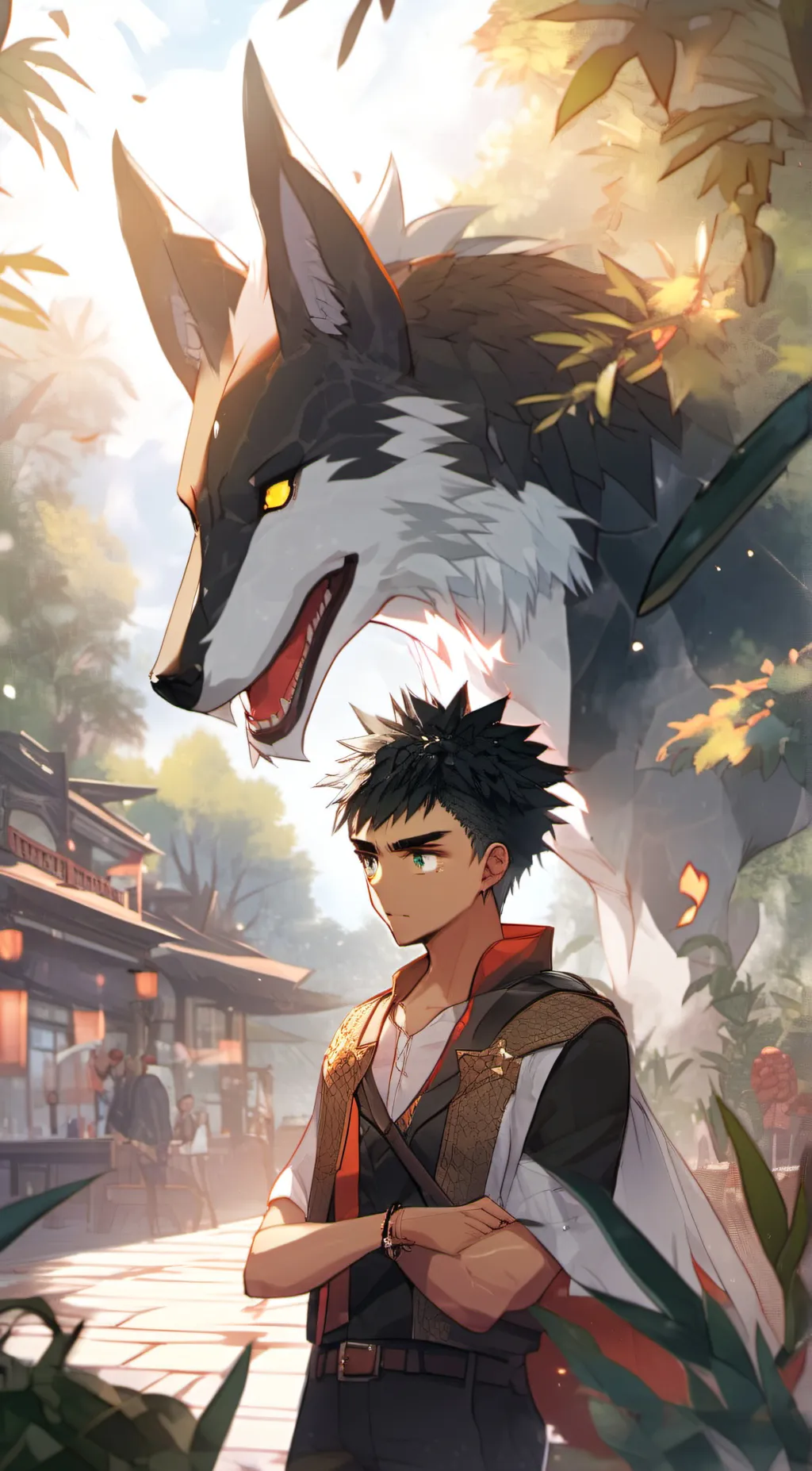 ai character: Mack background