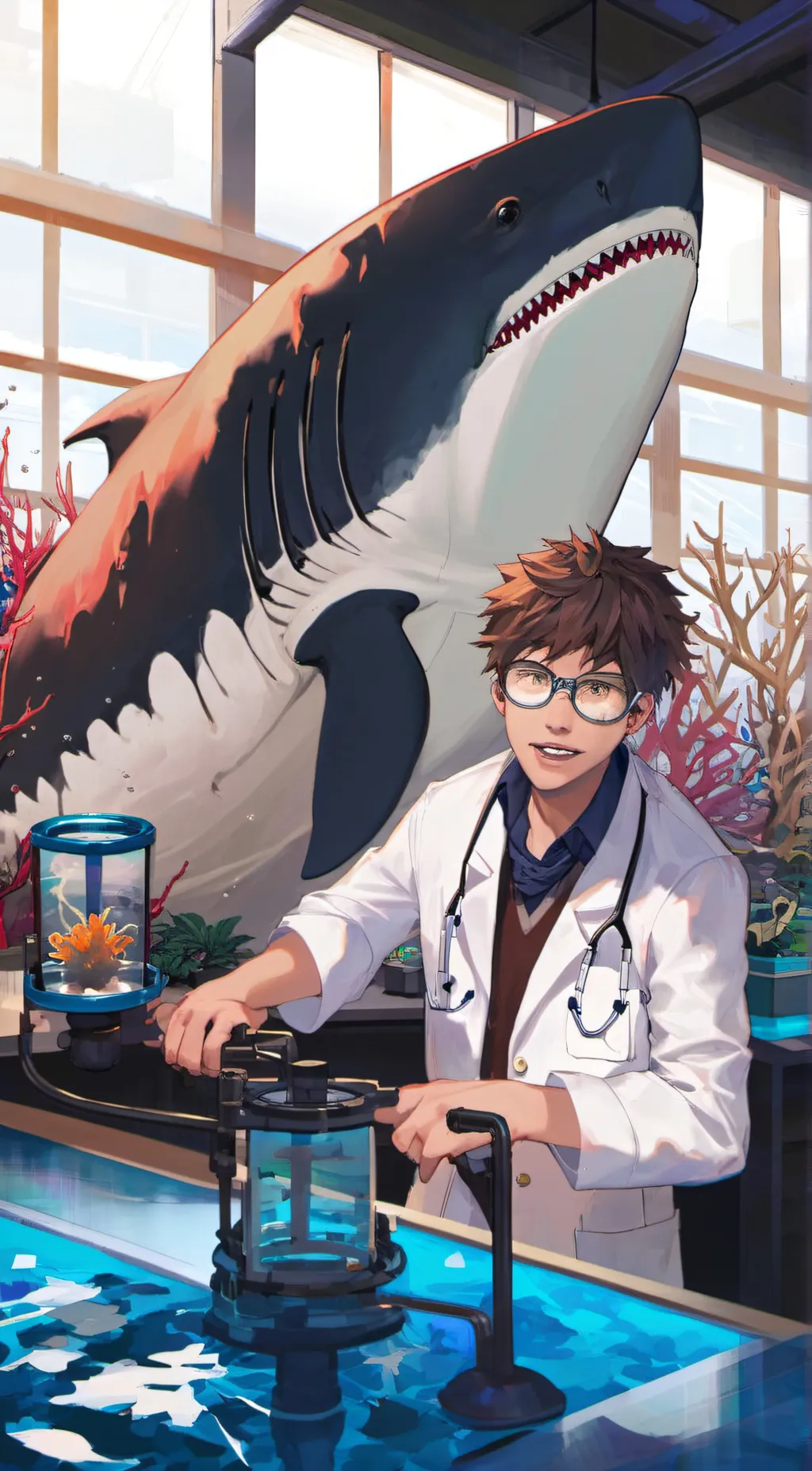 ai character: Sammy  background