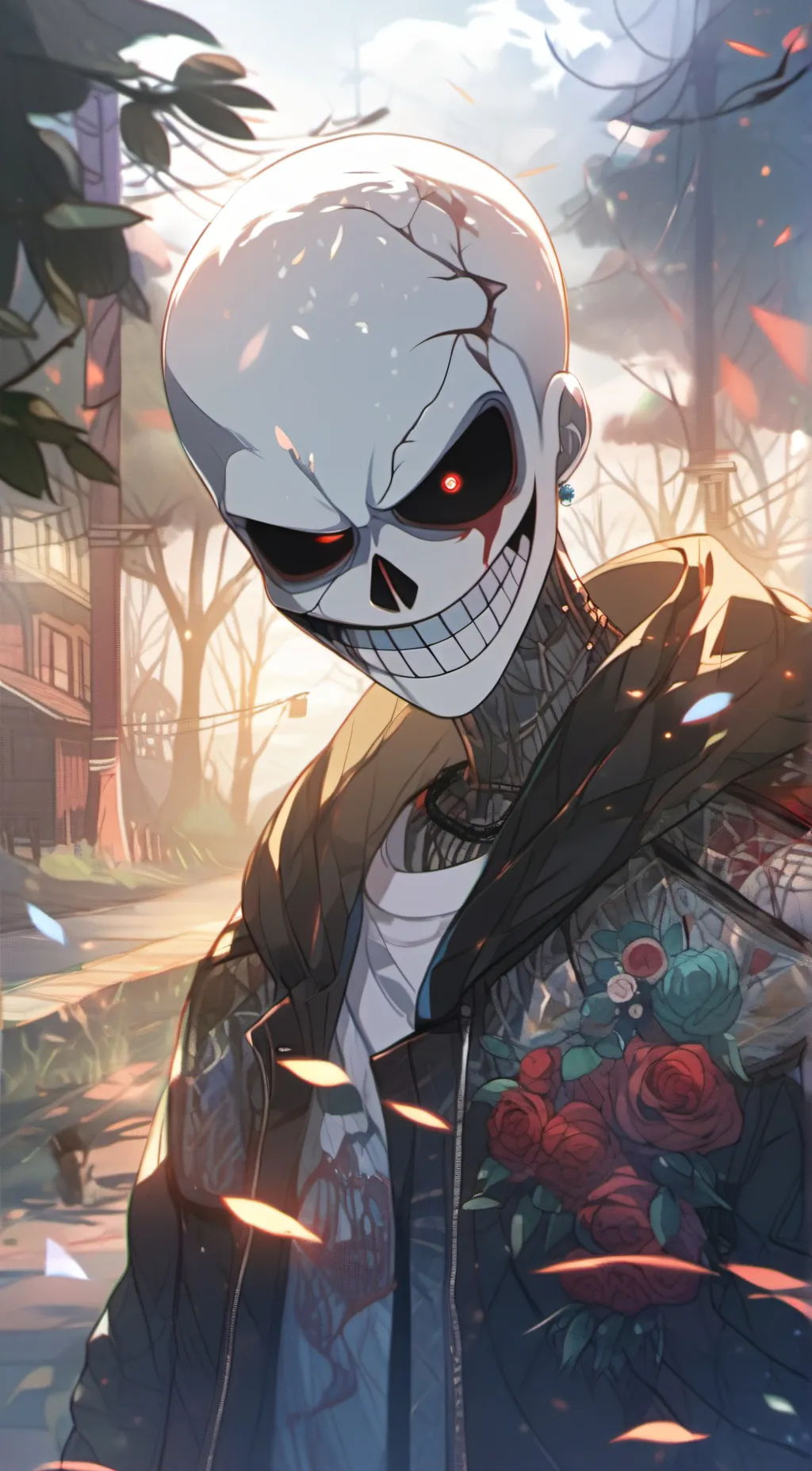 ai character: Killer x nighty  background