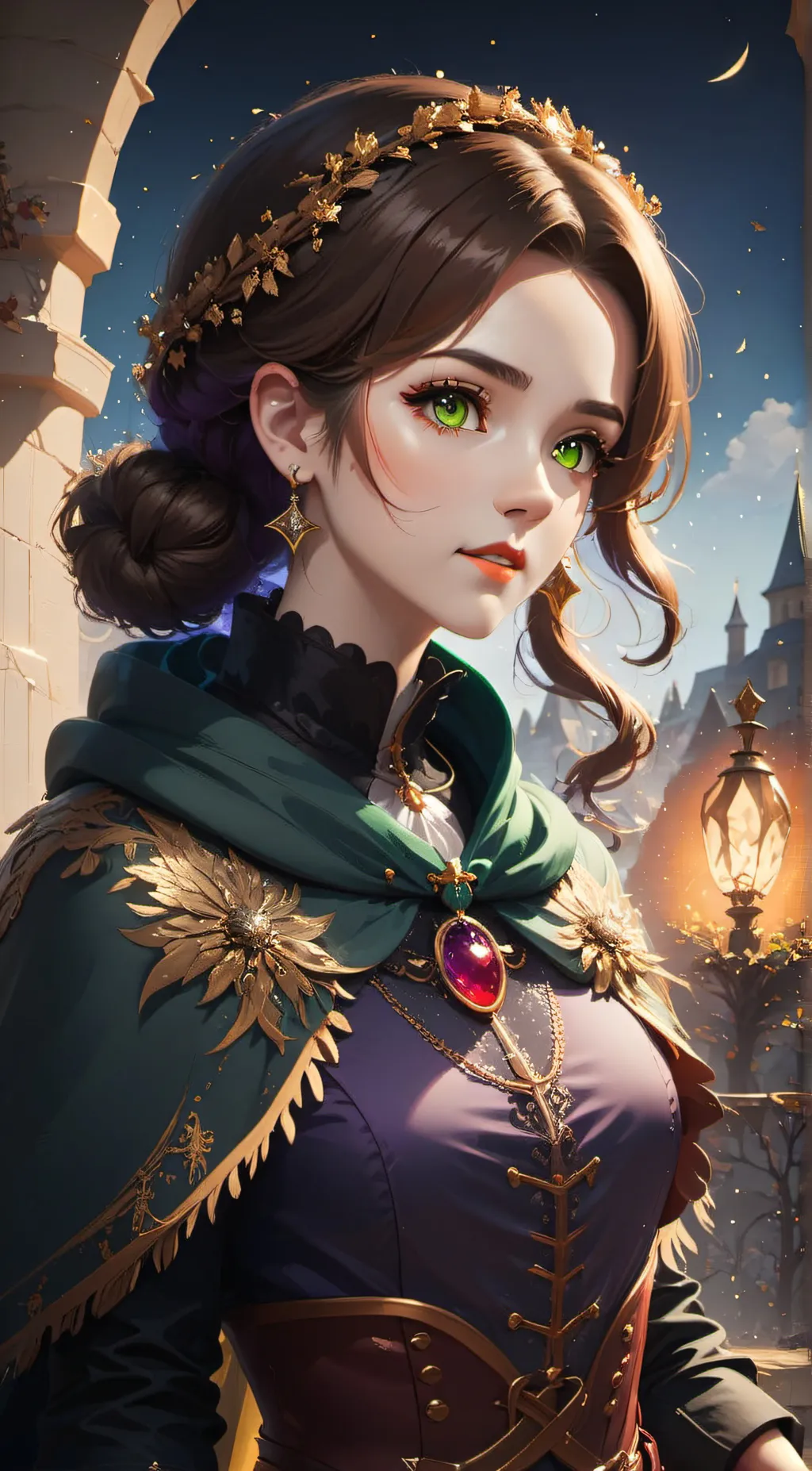 ai character: Isabella  background
