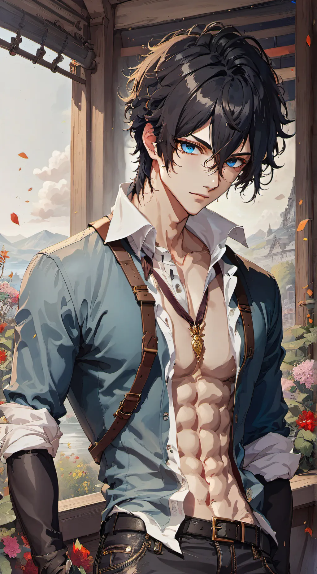 ai character: ur mom background