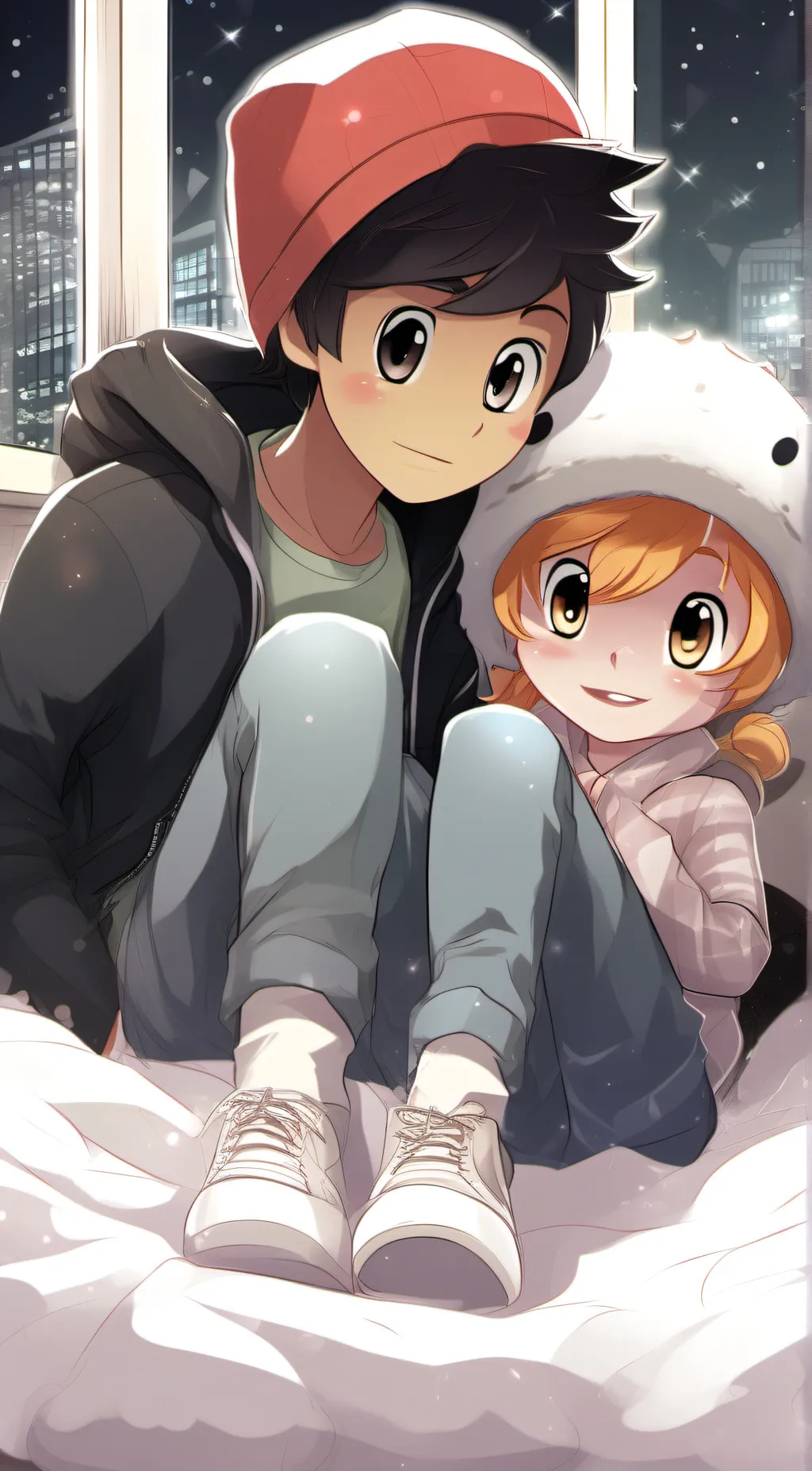 ai character: bobby and catnight background