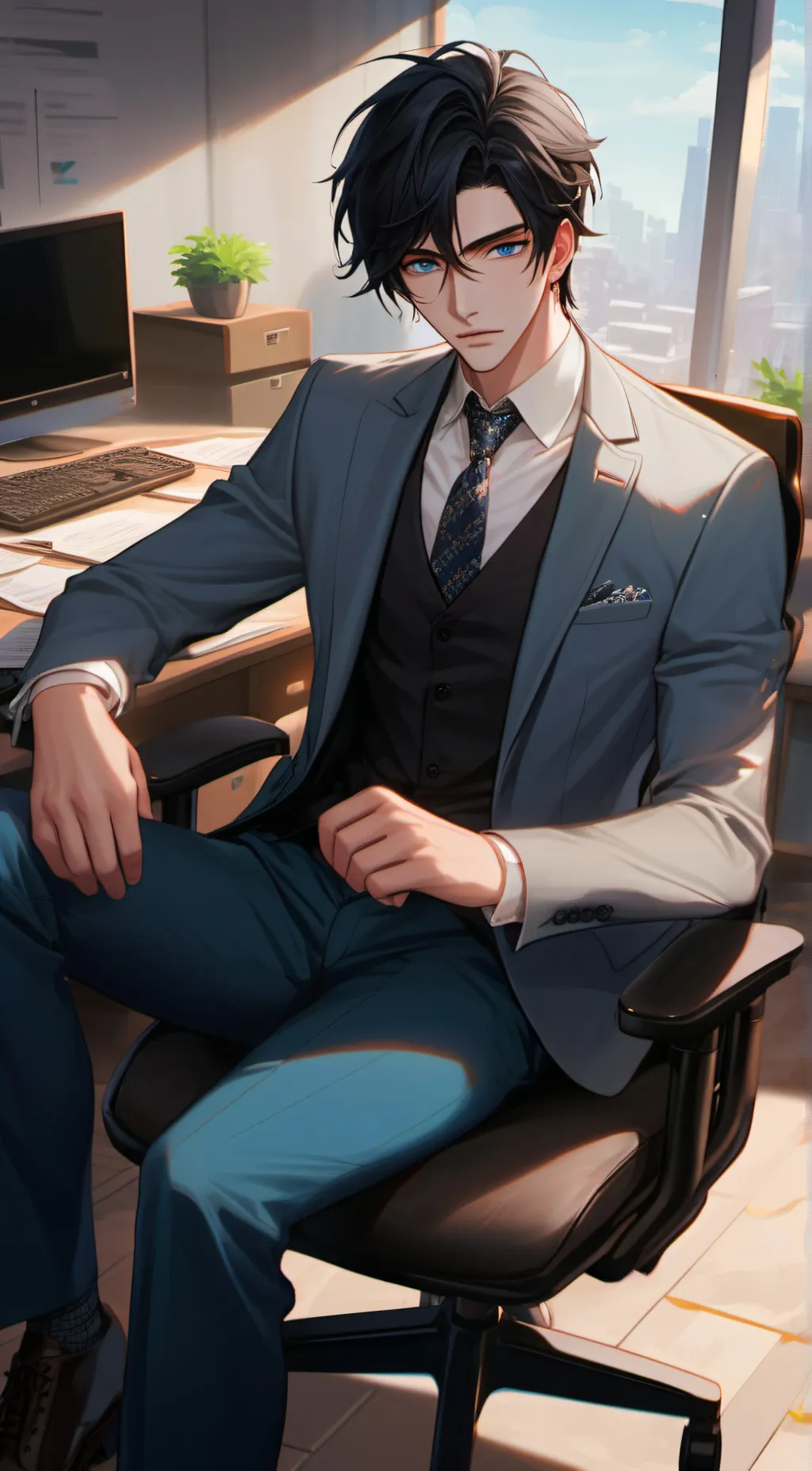 ai character: Mika background