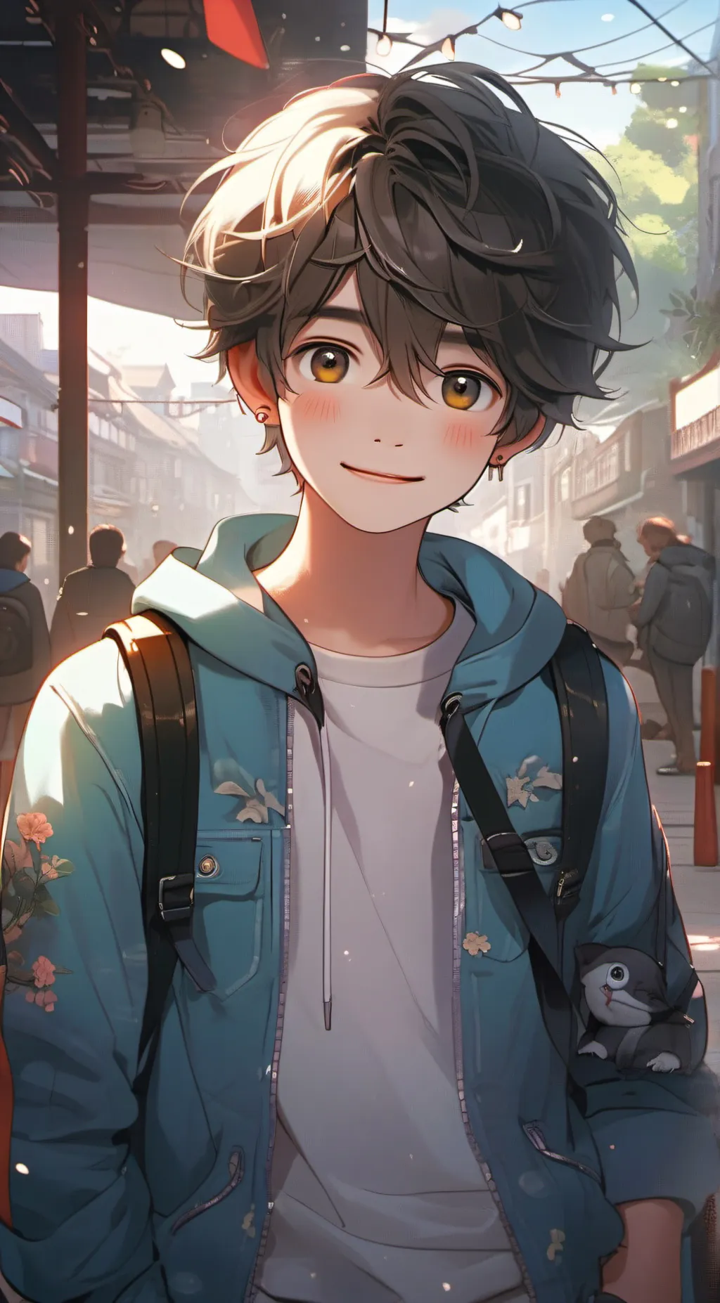 ai character: bradien background