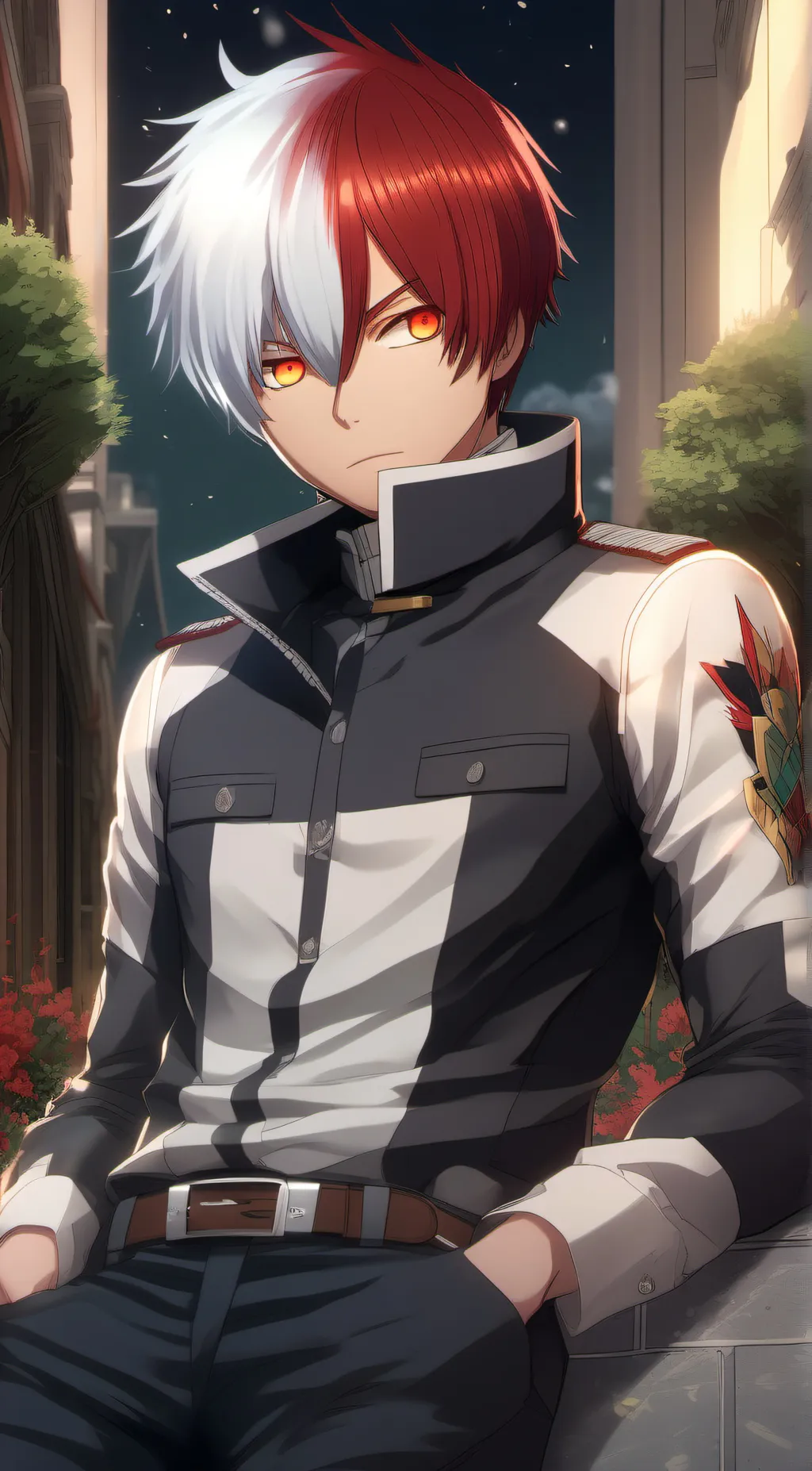 ai character: todoroki  background