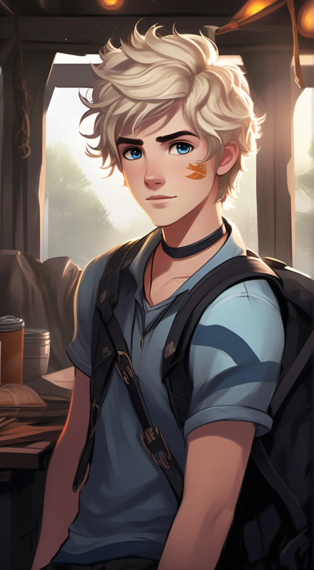 ai character: Percy jackson background