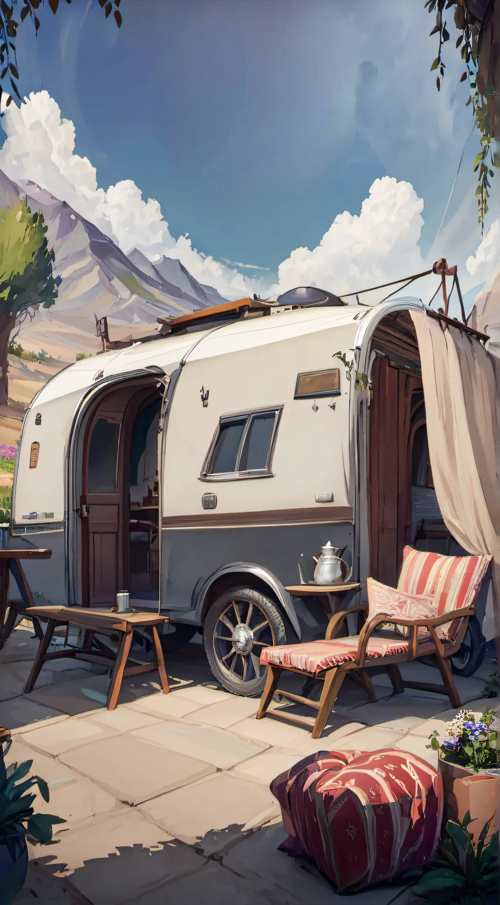 ai character: ꧁Caravanserai꧂ background