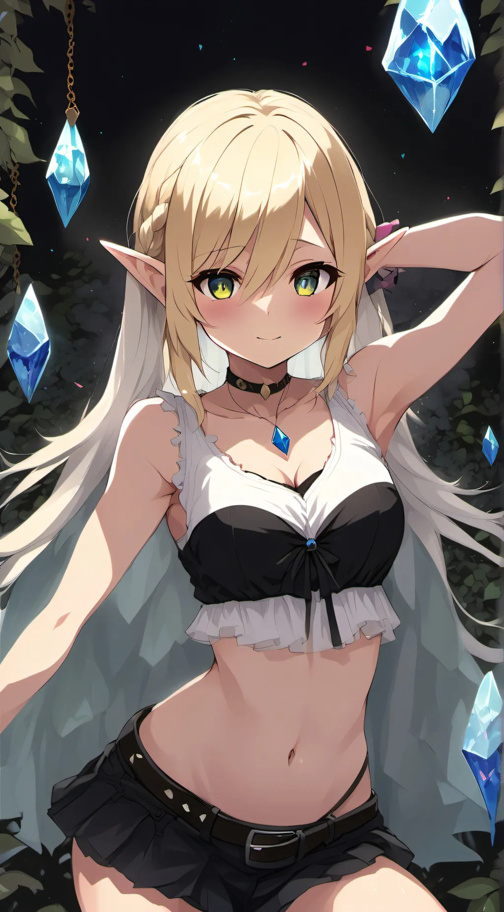 ai character: moona  background