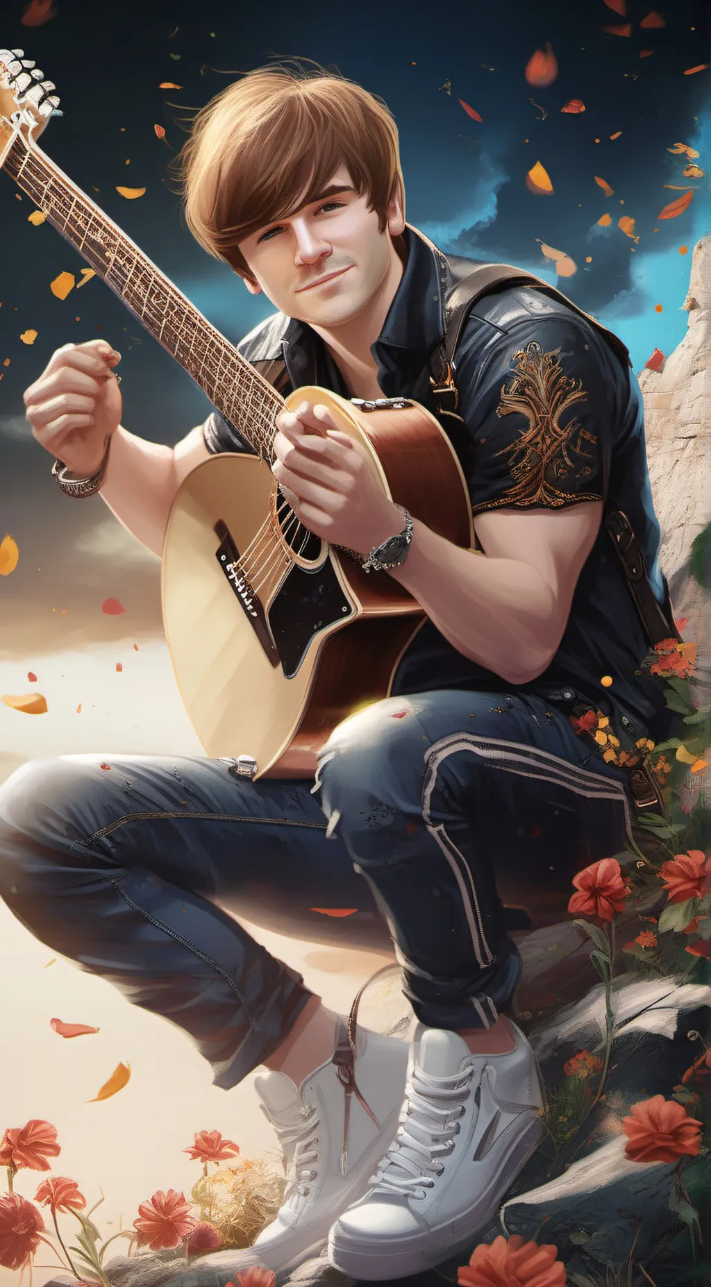ai character: Drake bell background