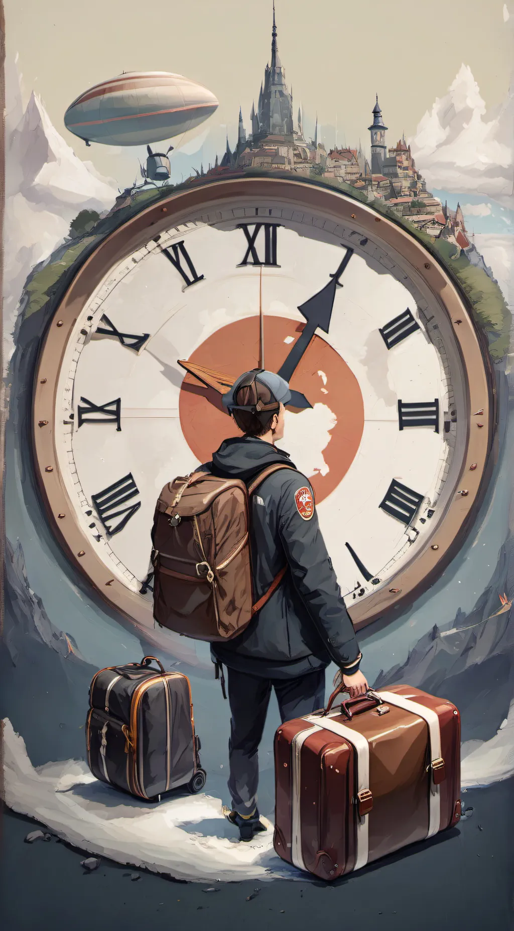 ai character: The future....  background