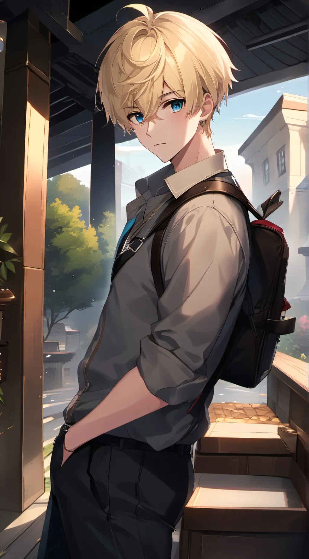 ai character: Aaron background