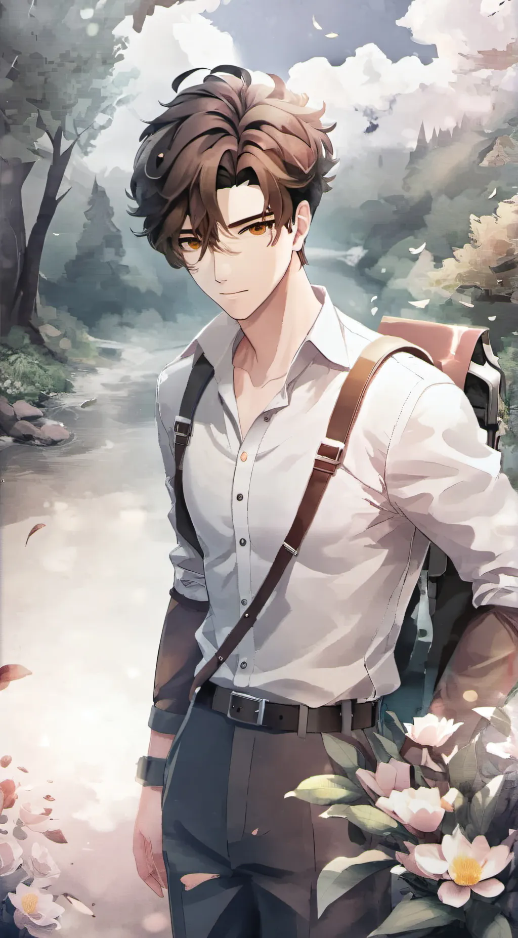 ai character: Lucas background