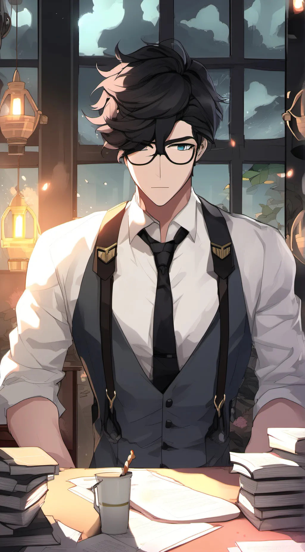 ai character: Luke background