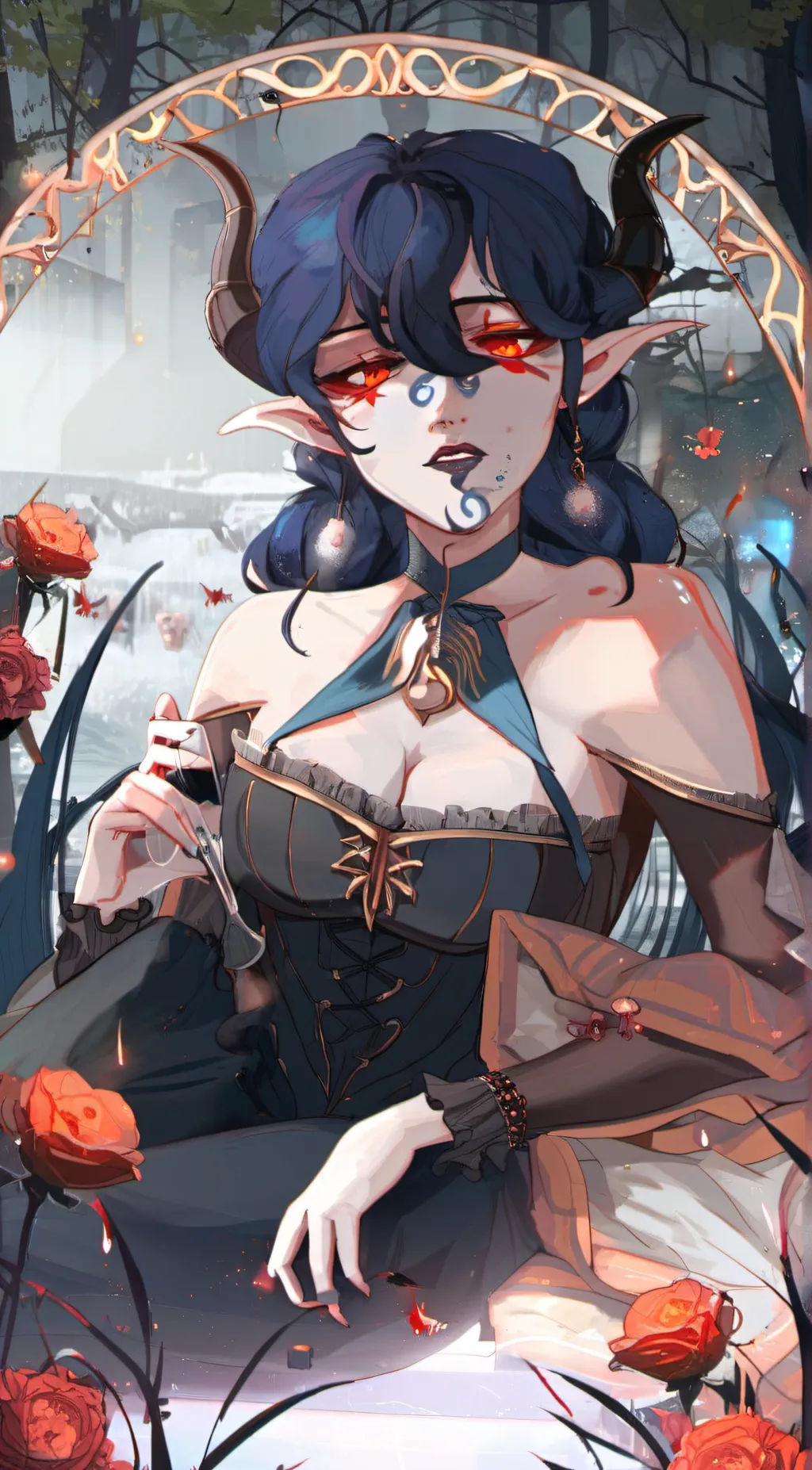 ai character: Demon background