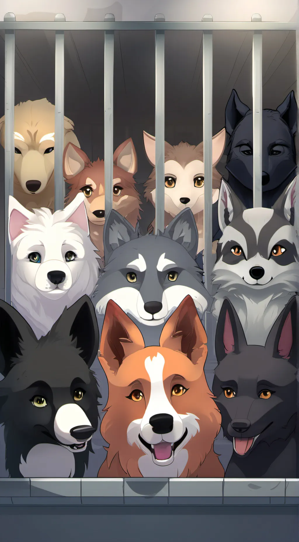 ai character: Animal Shop background