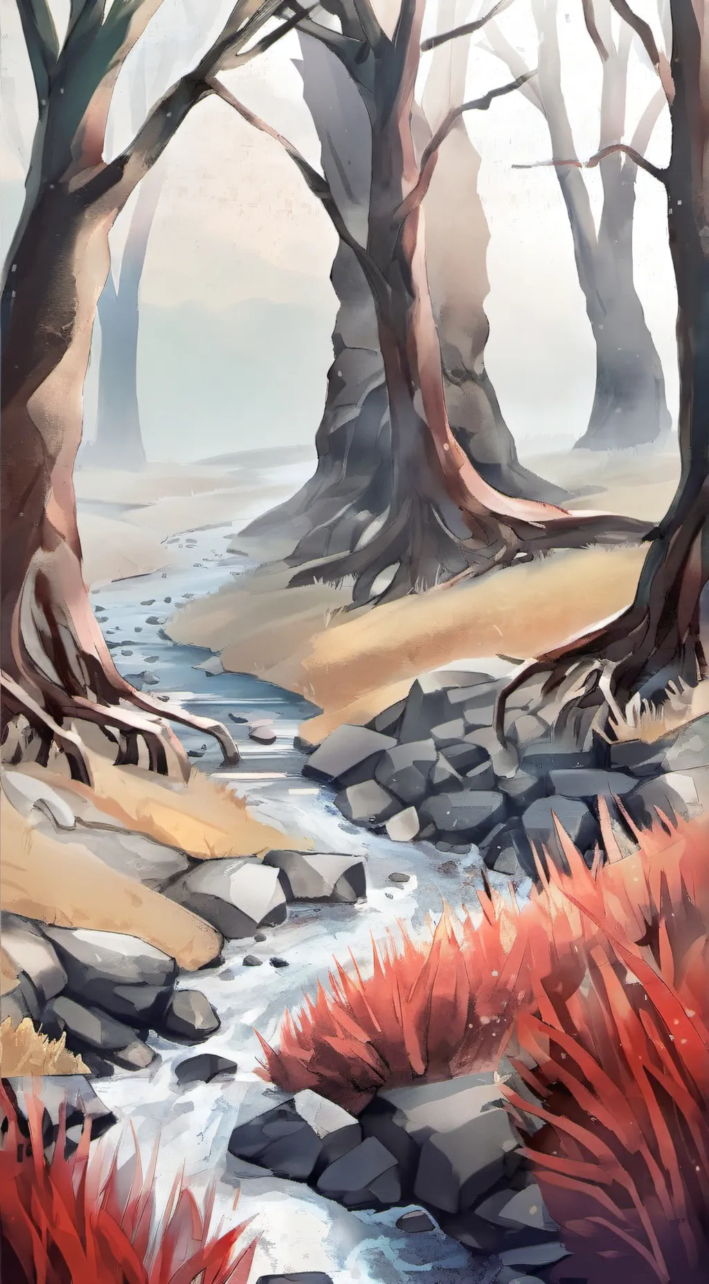 ai character: Nice grass background