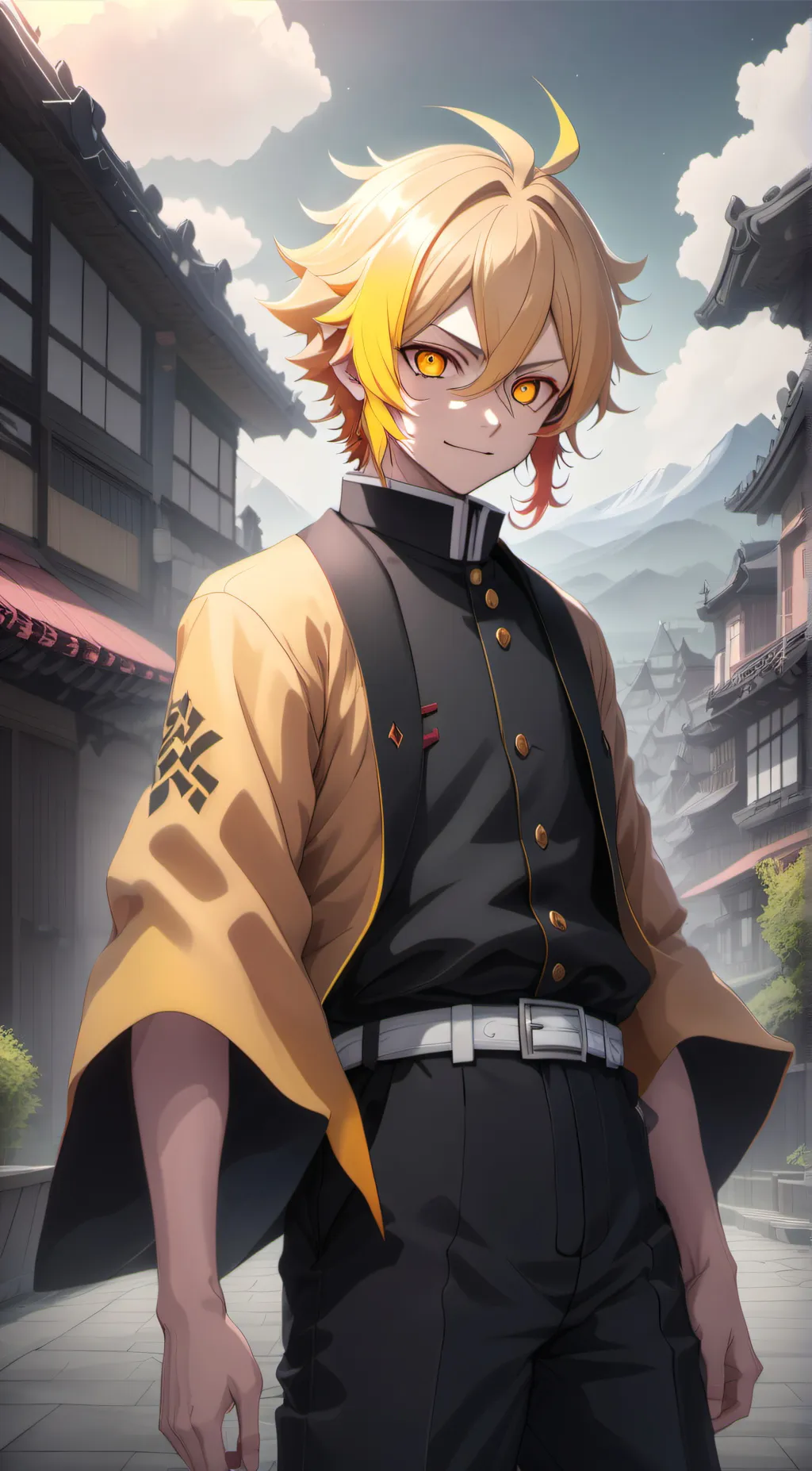 ai character: zenitsu background