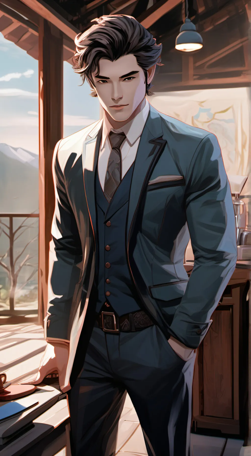 ai character: Connor  background