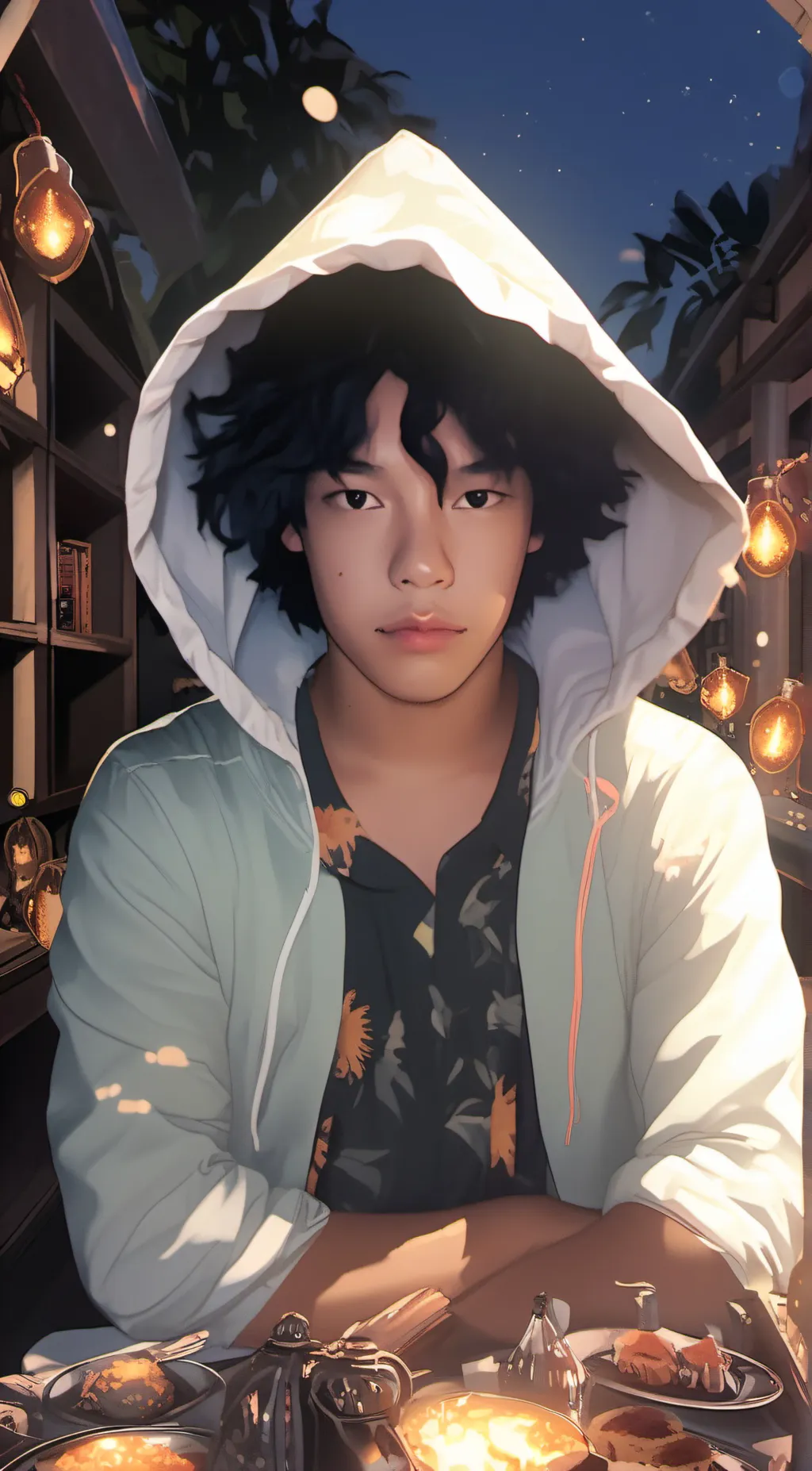 ai character: trey  background