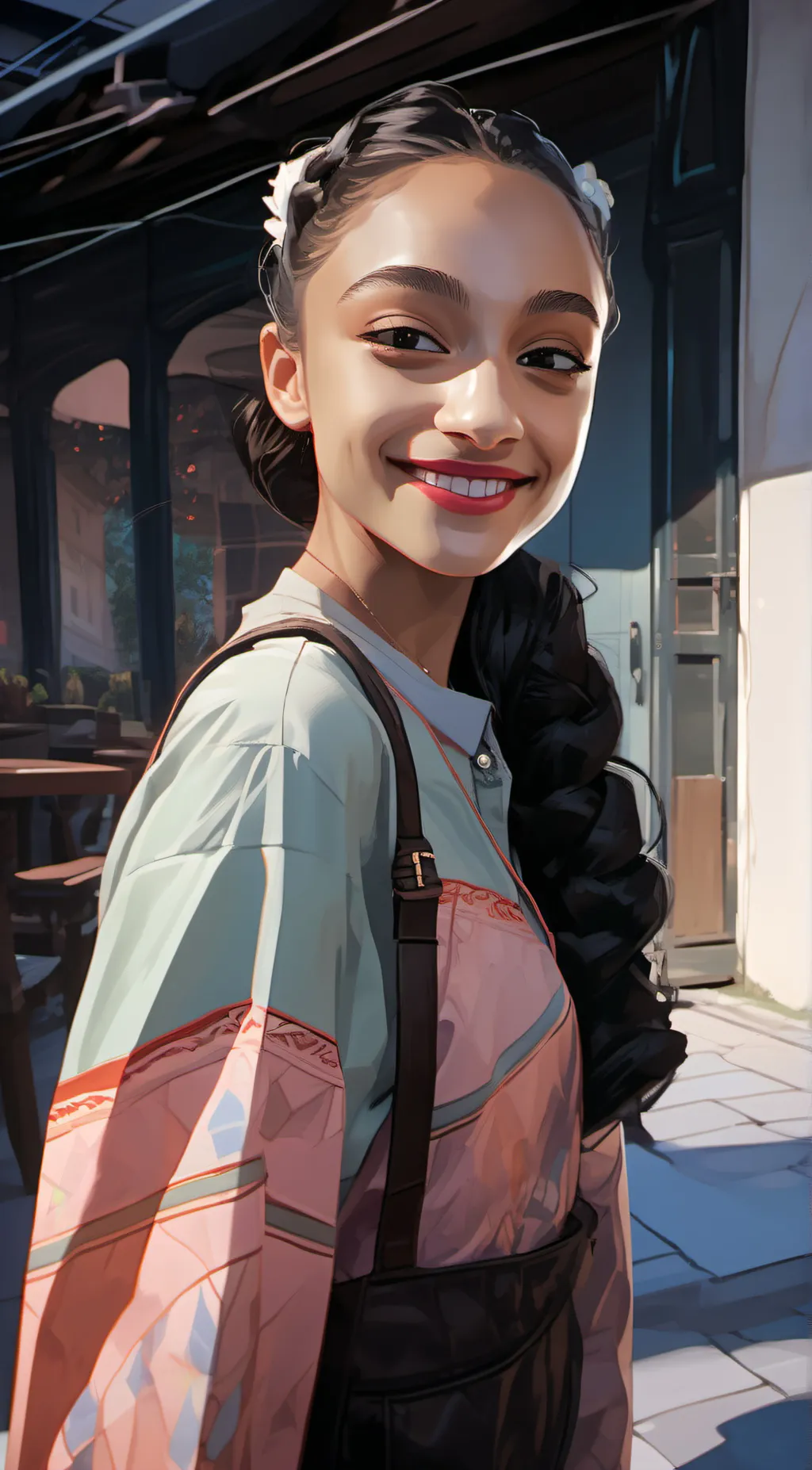 ai character: Ellie background