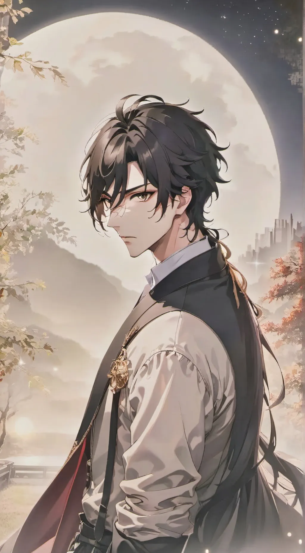 ai character: °asher° background