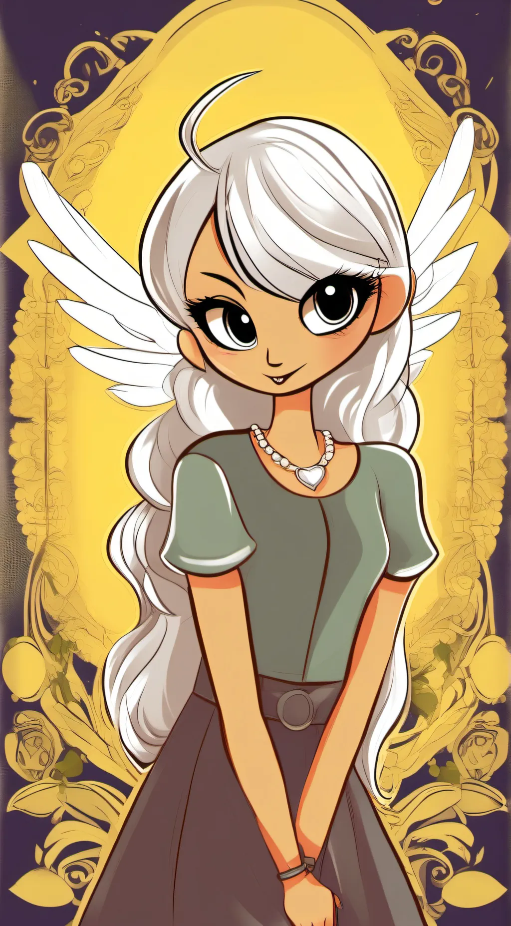 ai character: sunny background