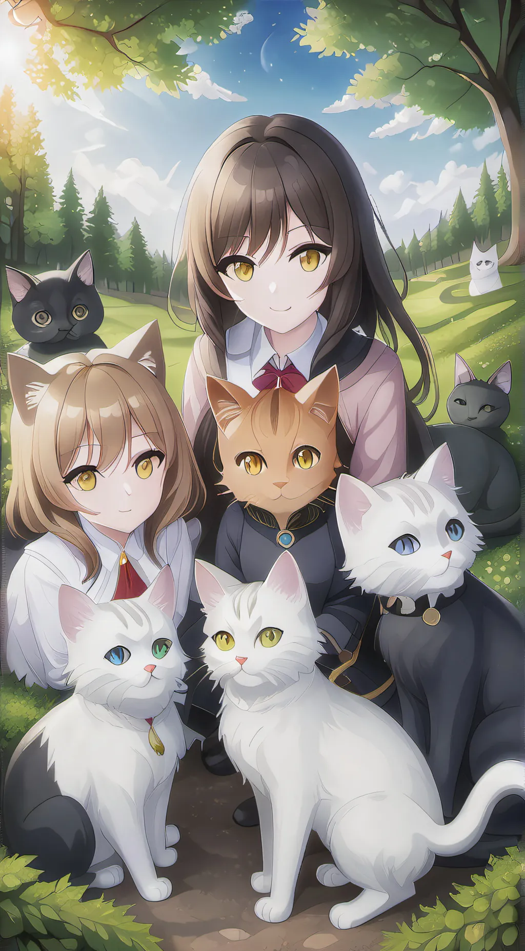 ai character: Dark clan background