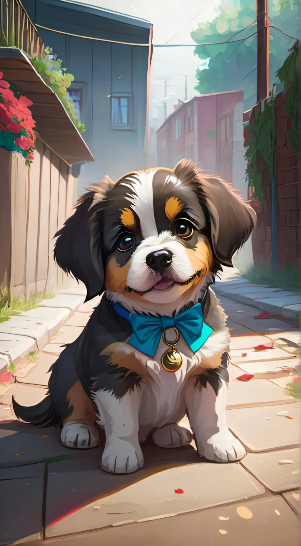 ai character: Lollipop background