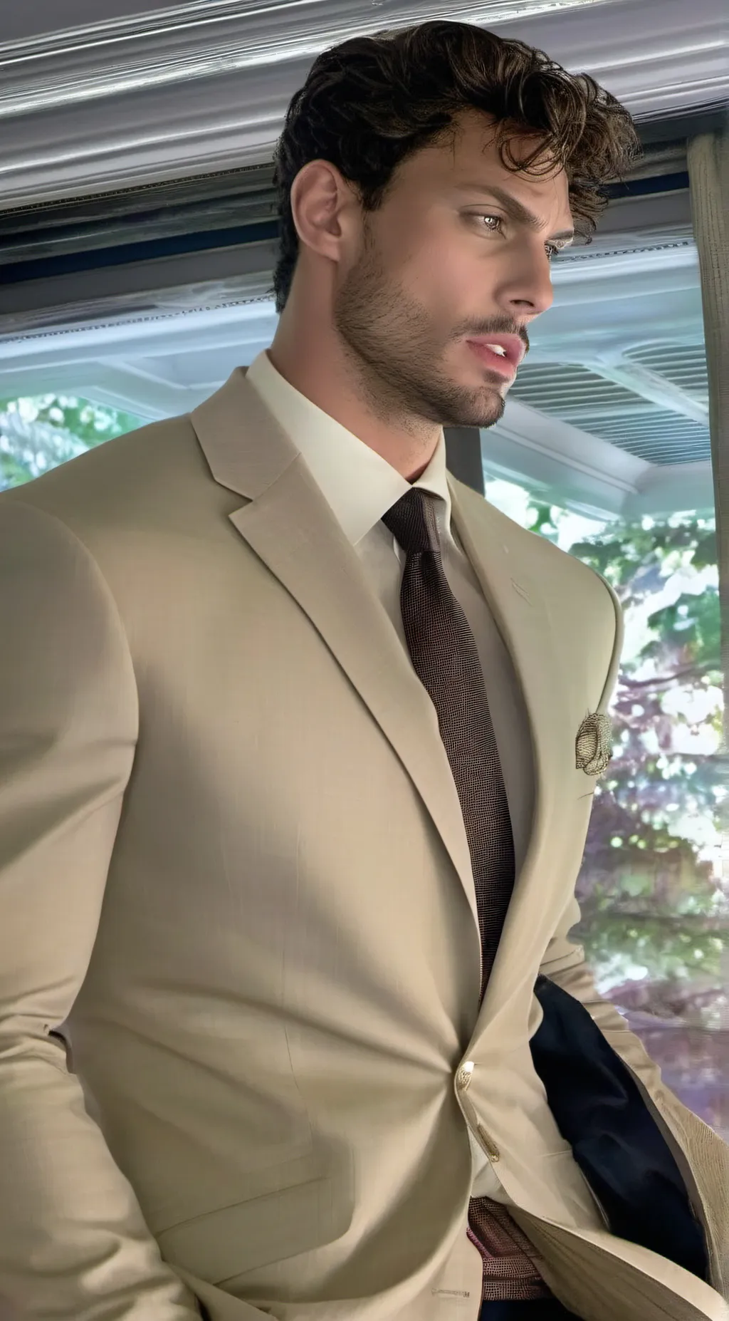 ai character: Christian Harper  background