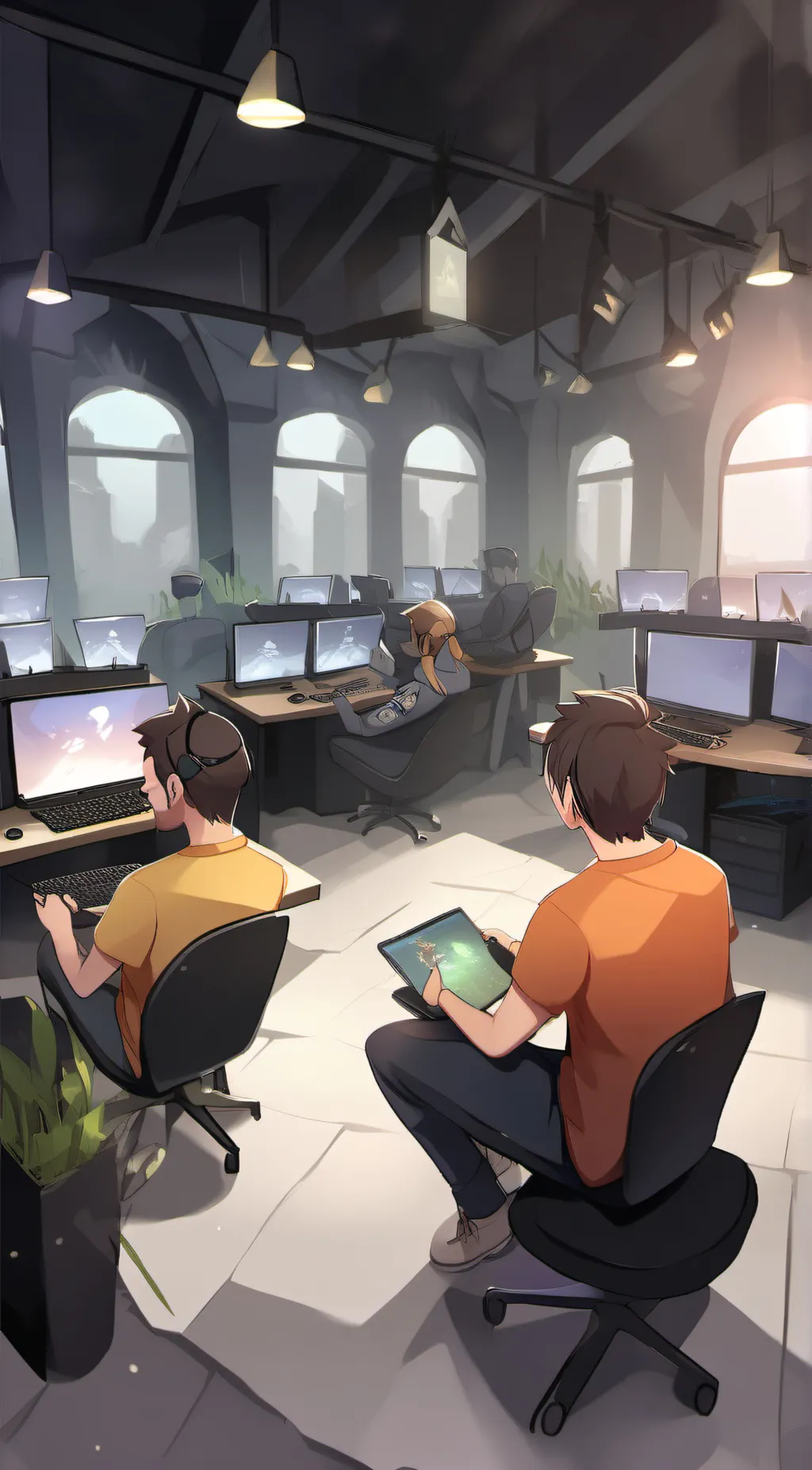 ai character: Game Studio LLC background