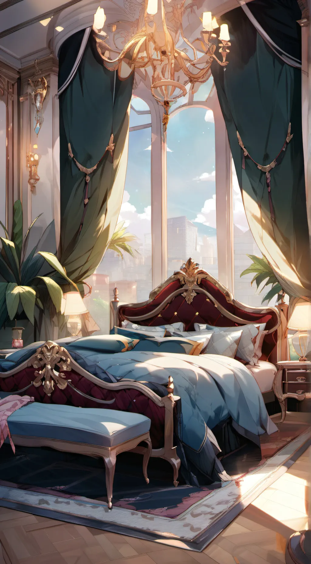 ai character: Your bed background