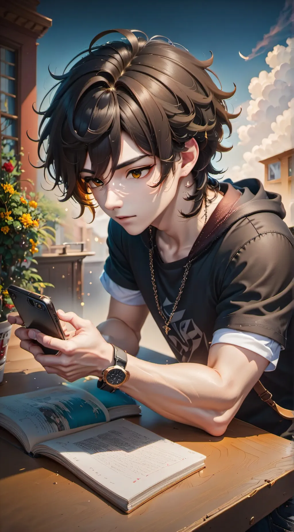 ai character: Ian background