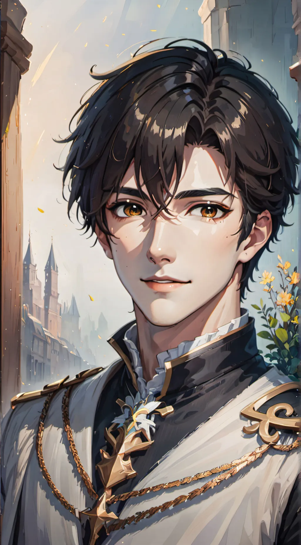 ai character: Leo background