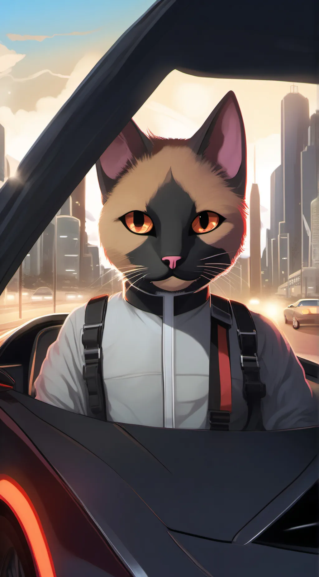 ai character: kit background