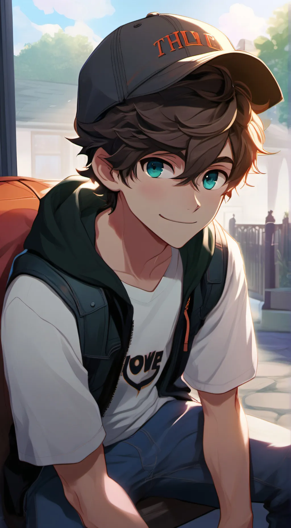 ai character: Tucker😜 background