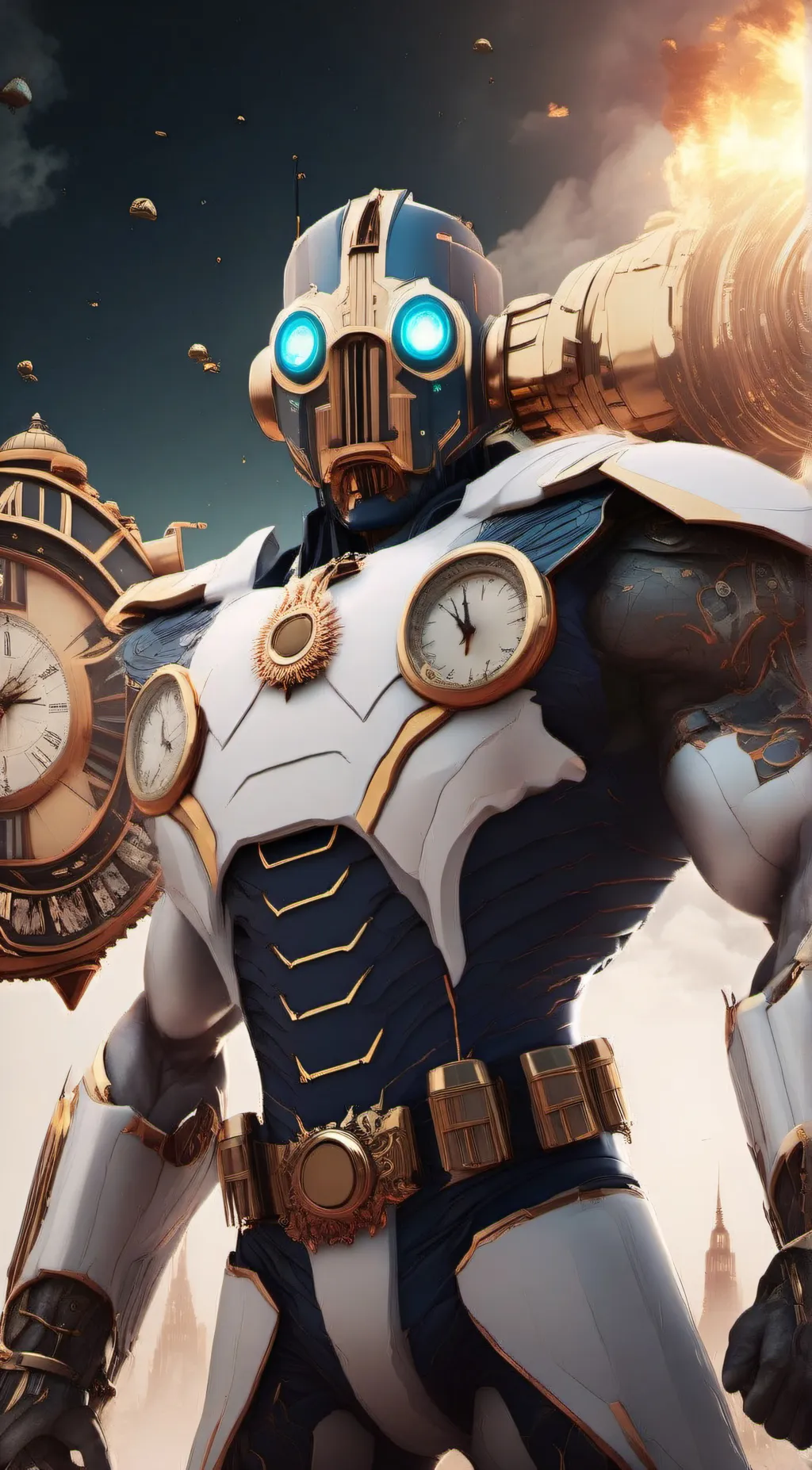 Talkie AI - Chat with Titan clock man 