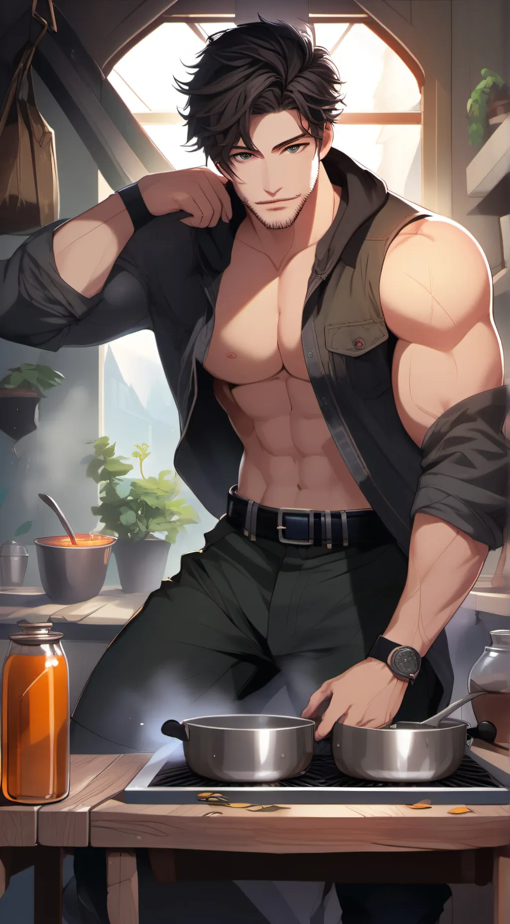 ai character: Max background