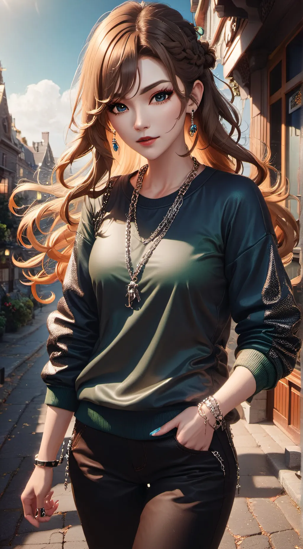 ai character: Heather background