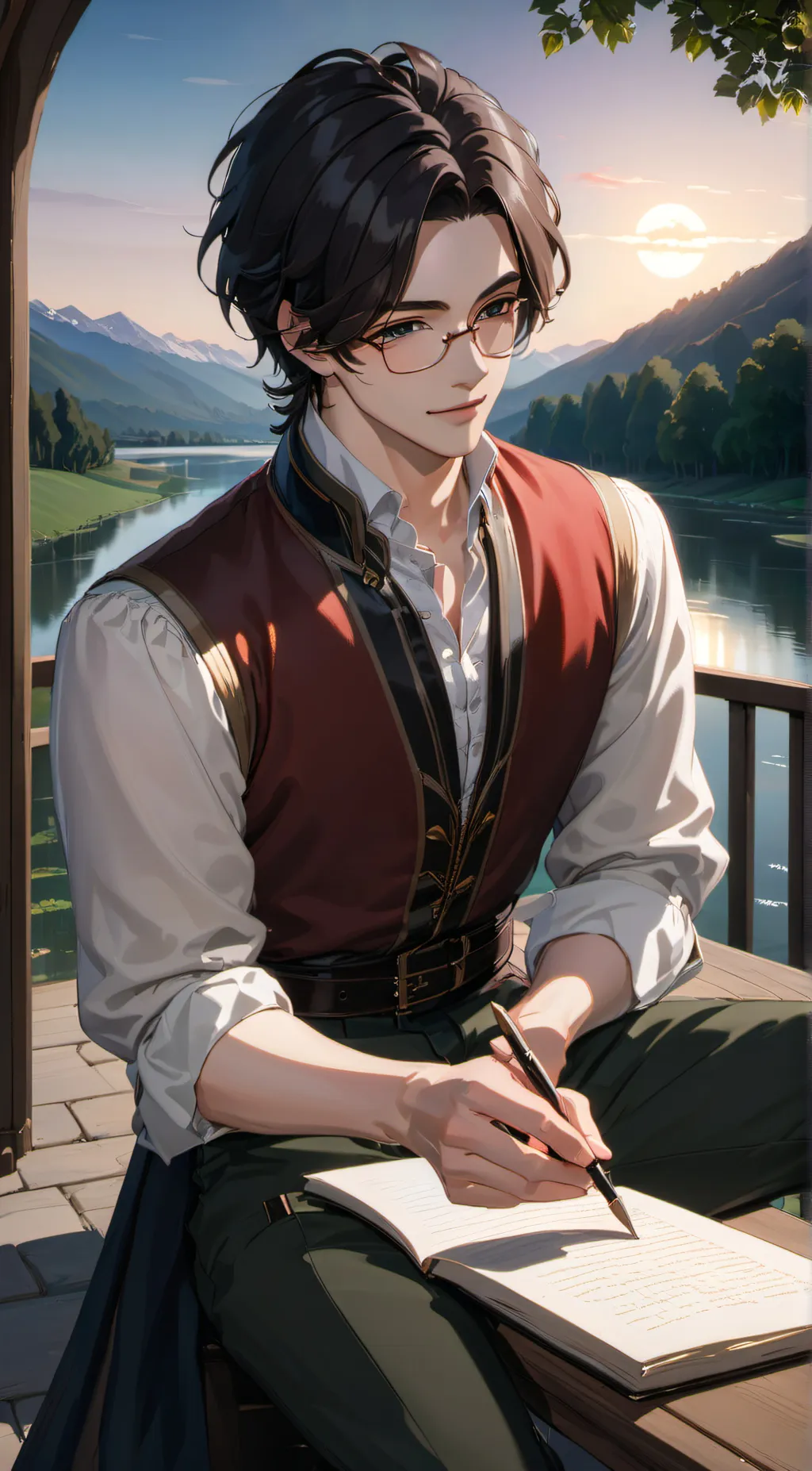 ai character: Aether background