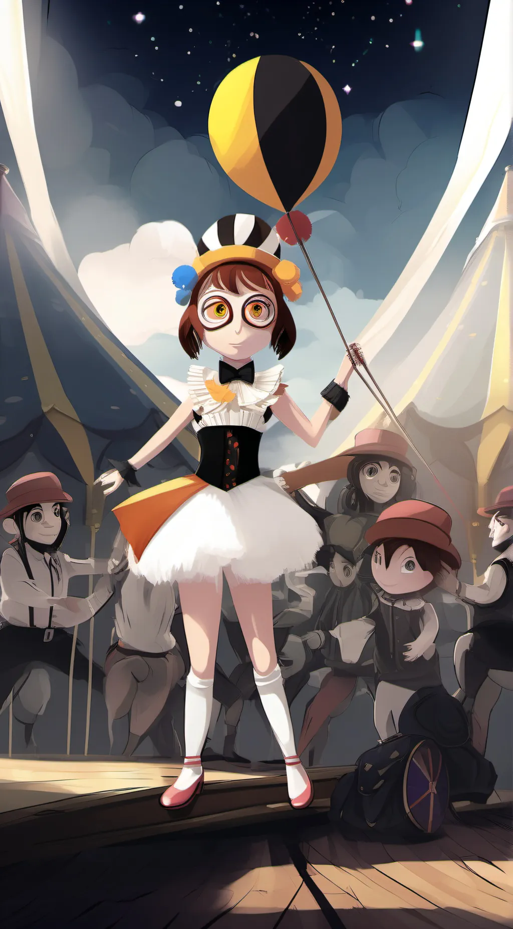 ai character: pomni background