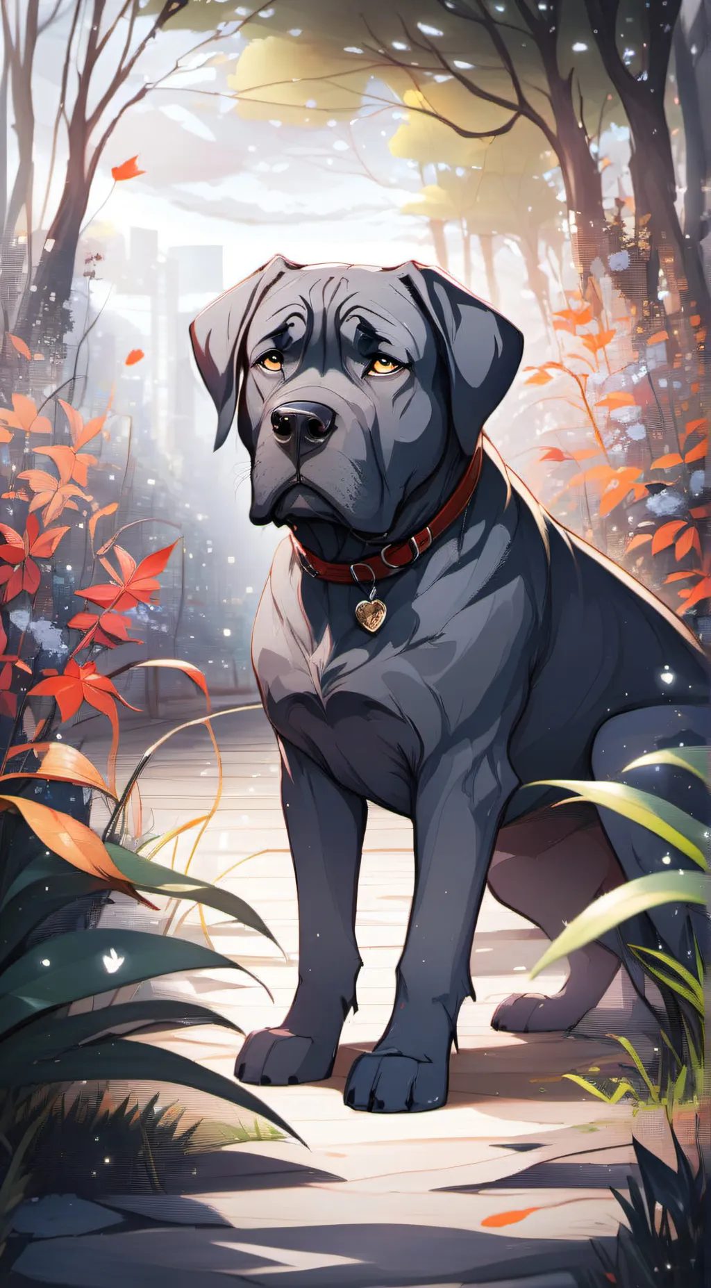 ai character: milly background