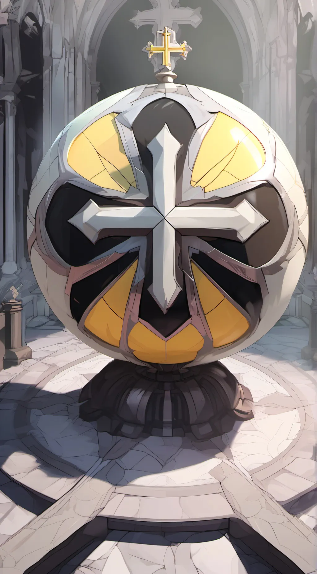 ai character: Holy hand gernade  background